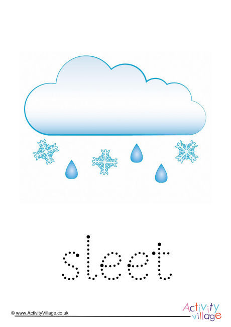 Sleet Word Tracing