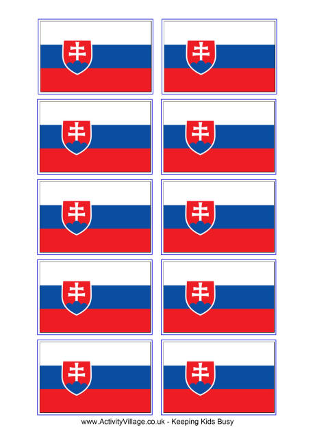 Slovakia flag printable