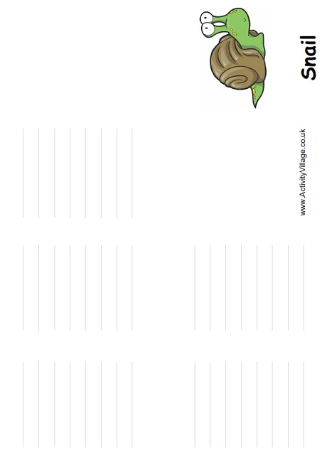 Snail booklet Snail booklet
