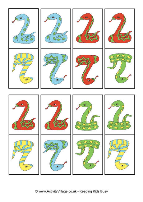 Snake dominoes Snake dominoes