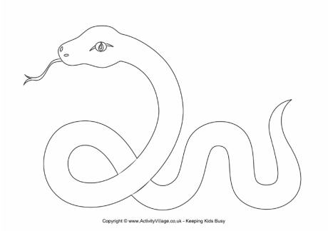 Sakura-fuji: Snake Outline