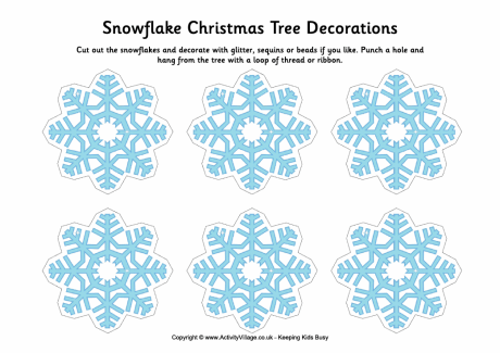 Snowflake Christmas tree decorations Snowflake Christmas tree decorations