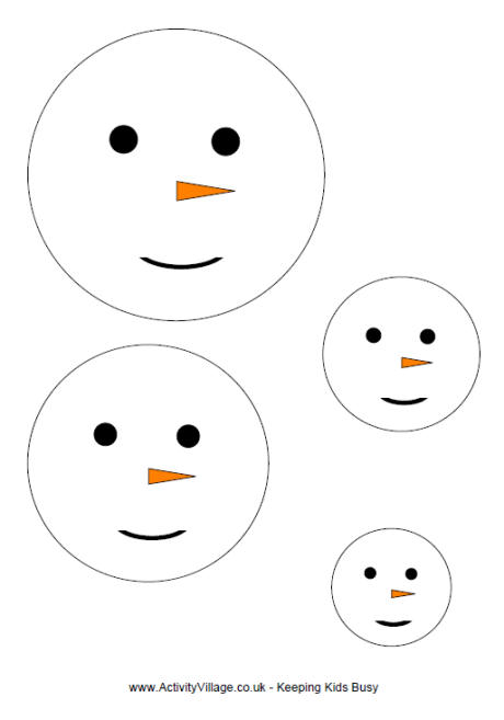 Snowman Printables