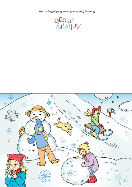 Snowy Day Card