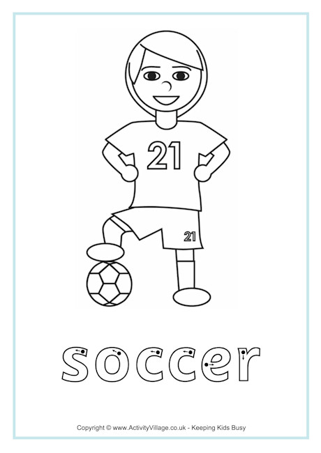 Soccer finger tracing Soccer finger tracing