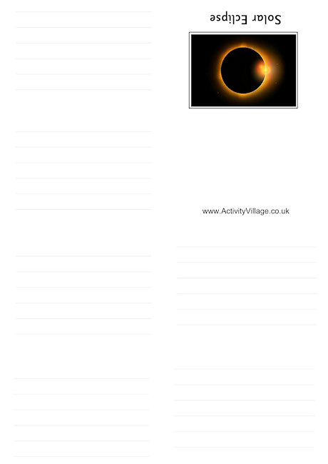 Solar Eclipse Booklet Solar Eclipse Booklet