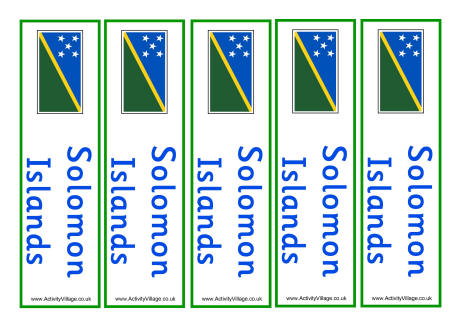 Solomon Islands bookmarks