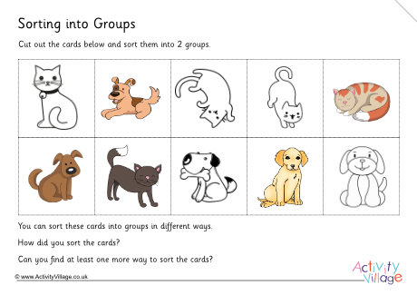 Sorting into groups 2 Sorting into groups 2