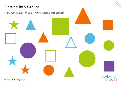 Sorting into Groups 3 Sorting into groups 3