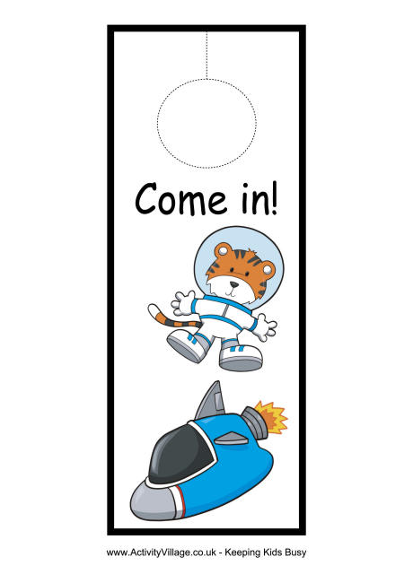 Space door hanger