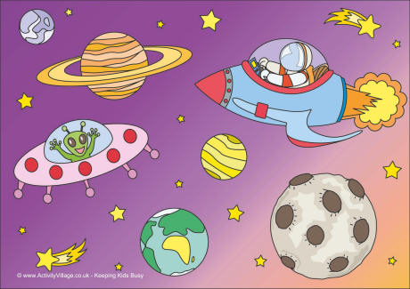 Space poster