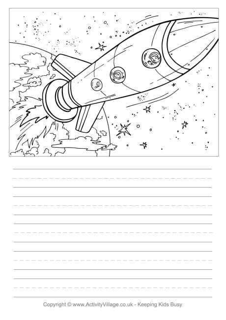 Space Ship story paper