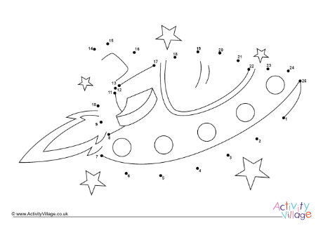 Space shuttle dot to dot