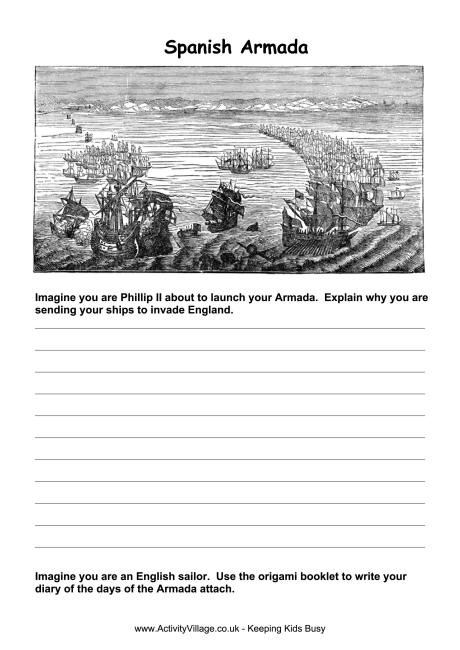 Spanish Armada Worksheet