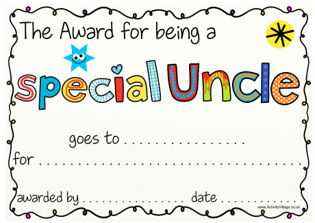 Special Uncle Award