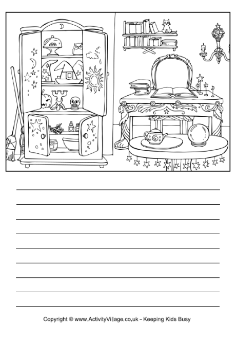 Spell room story paper