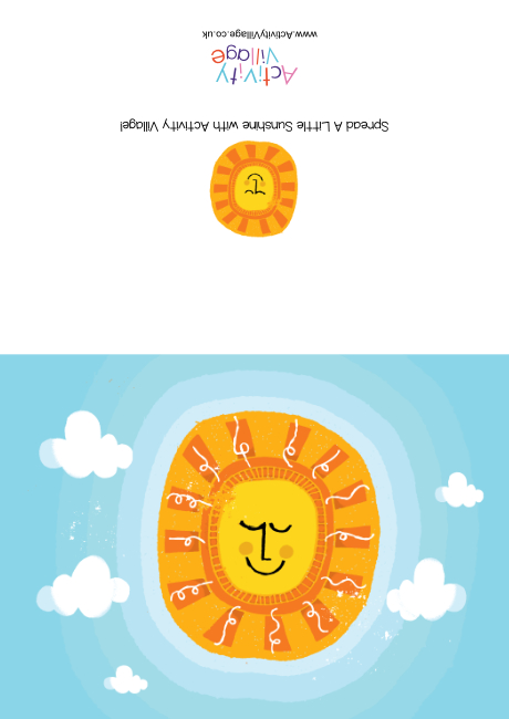 Spread A Little Sunshine card