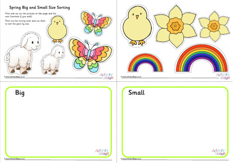 Spring Big And Small Size Sorting