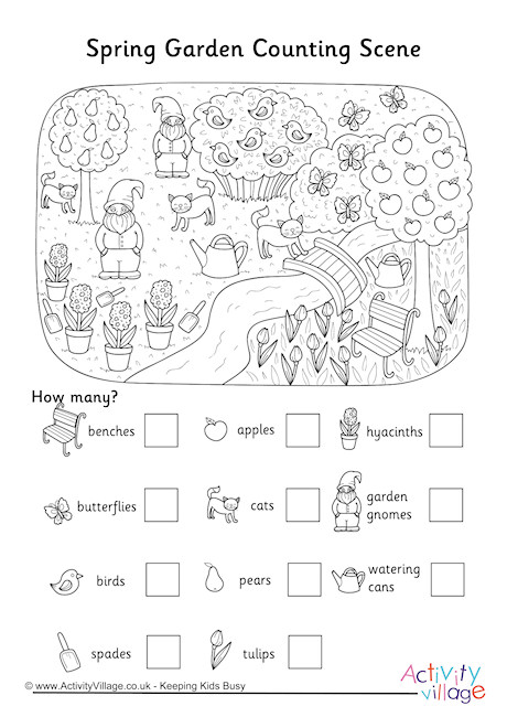 Fun In The Garden Worksheet Answers