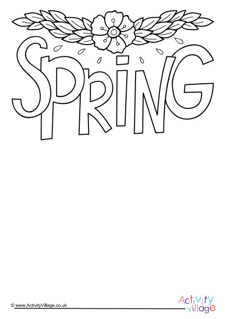 Spring header story paper