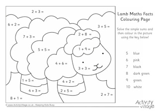 Download Maths Facts Colouring Pages