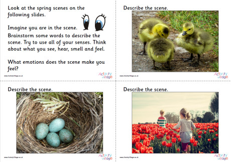 Spring Scene Writing Prompt Slideshow Spring Scene Writing Prompt Slideshow