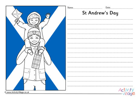 St Andrew's Day story paper 1 St Andrew's Day story paper 1