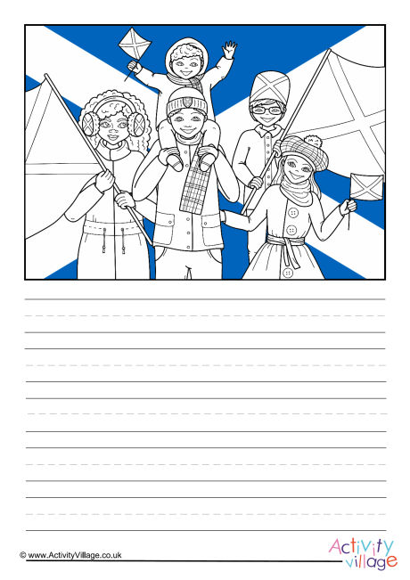 St Andrew's Day story paper 2