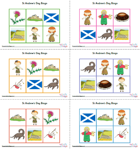 St Andrew's Day bingo