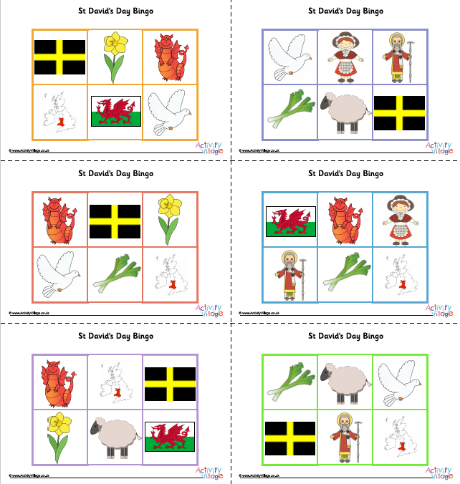St David's Day bingo