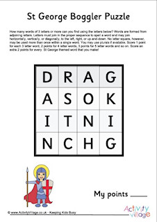 St George's Day Puzzles