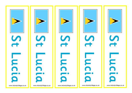 St Lucia bookmarks 