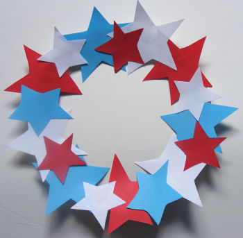 Star wreath photo