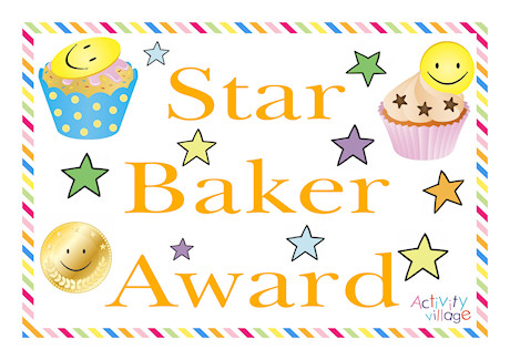Star Baker Award Certificate