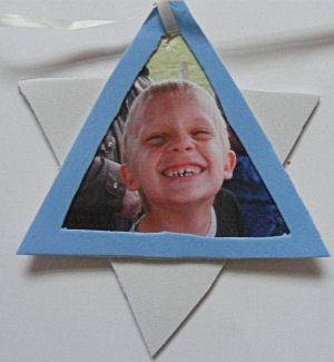 Star of David photo frame - Jack