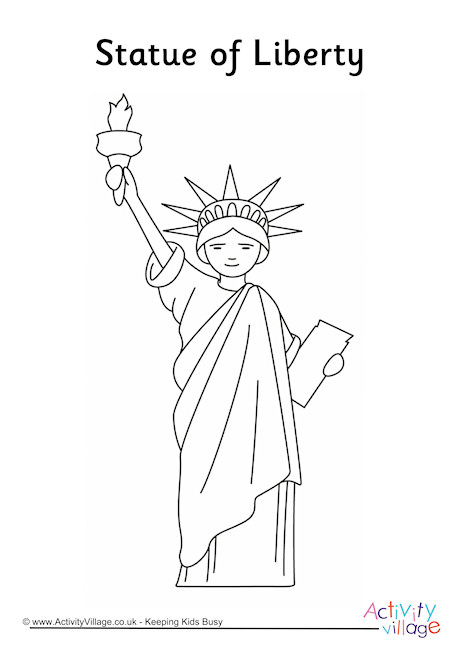 Libertys Kids Coloring Pages - Learny Kids