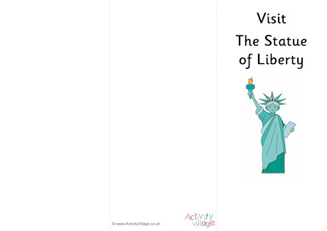 Statue of Liberty tourist leaflet