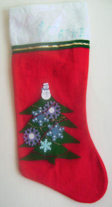 decorate a stocking