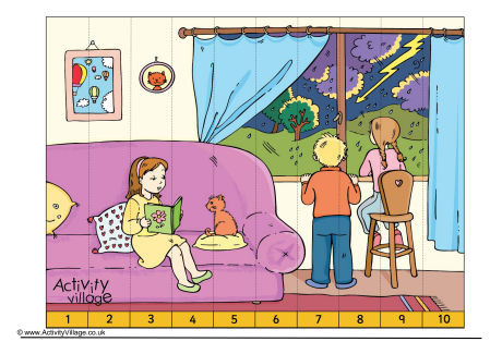 Stormy Day Counting Jigsaw