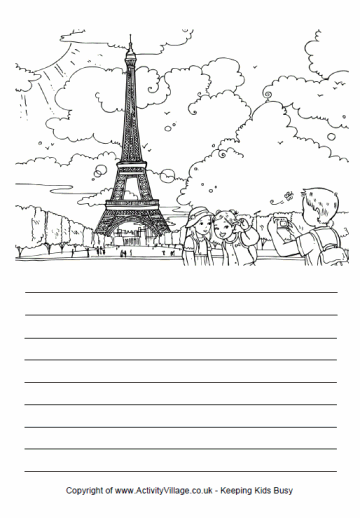 Story Paper - Paris, Eiffel Tower