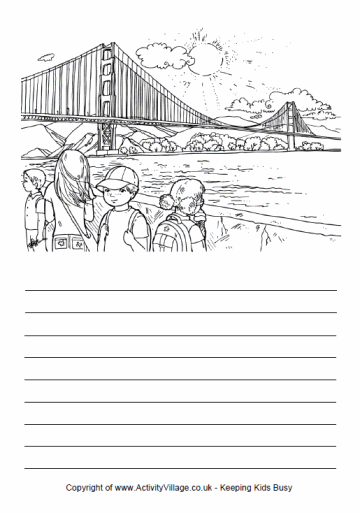 Story paper - San Francisco, Golden Gate Bridge