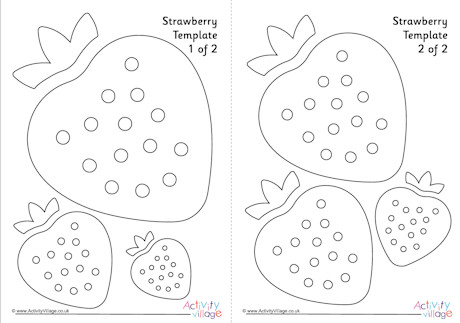 Strawberry template 2