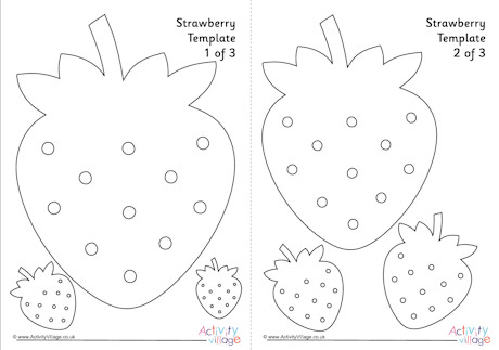 Strawberry template