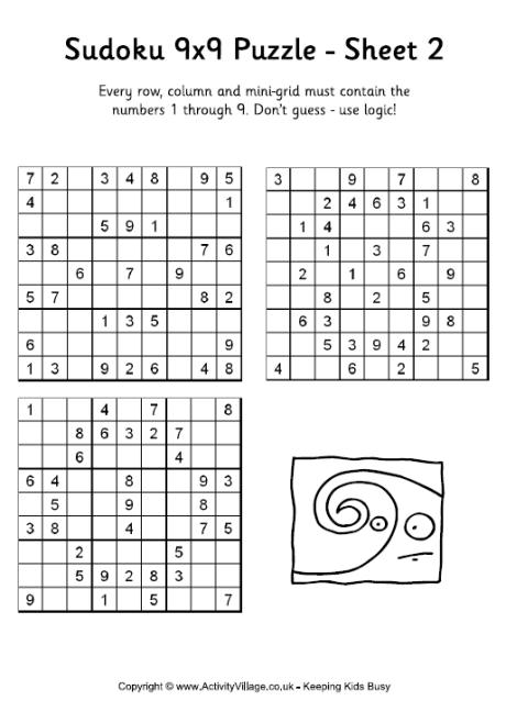 Sudoku 9x9 puzzle 2