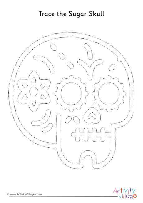Sugar skull tracing page 2