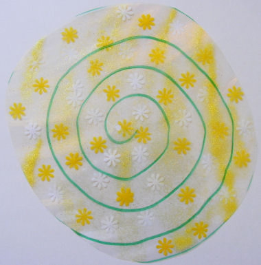 Summer Spiral craft - instructions