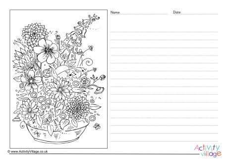 Summer Bouquet Story Paper