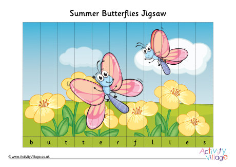 Summer Butterflies Jigsaw Summer Butterflies Jigsaw