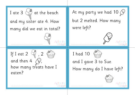 Summer food story sums year 1