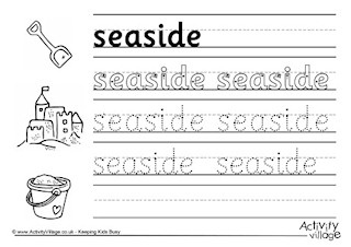 Summer Handwriting Worksheets